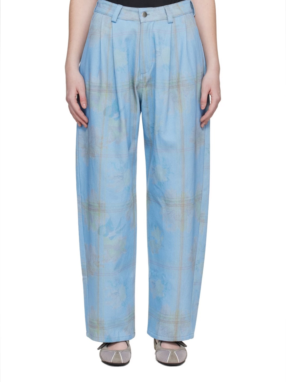 Collina Strada Women's Light Blue Catchfly Denim Trousers